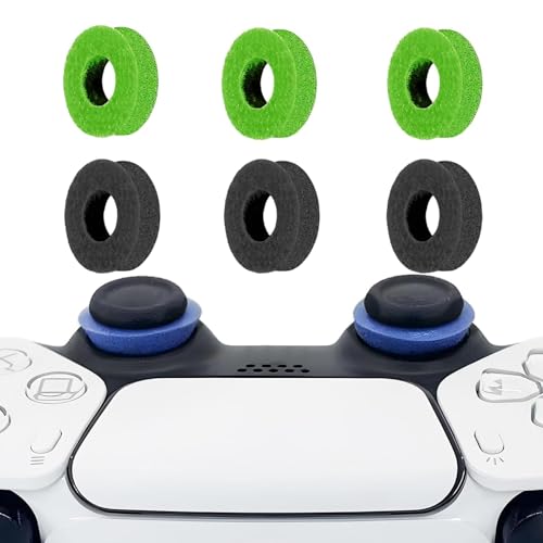 6 Pack Precision Rings Aim Assist for PS5, for PS4, Compatible with Xbox Controllers Accessories–...