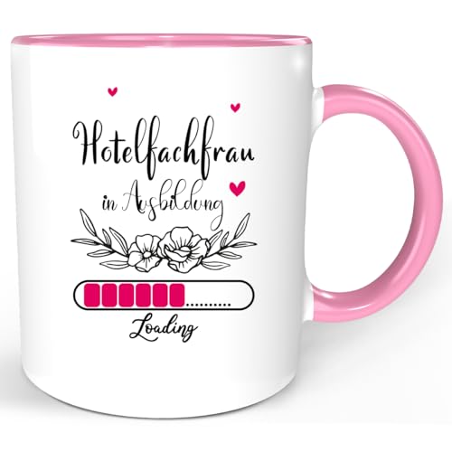 HomeKunst Hotelfachfrau in Ausbildung – Lustige Spruchtasse für Ausbildung &