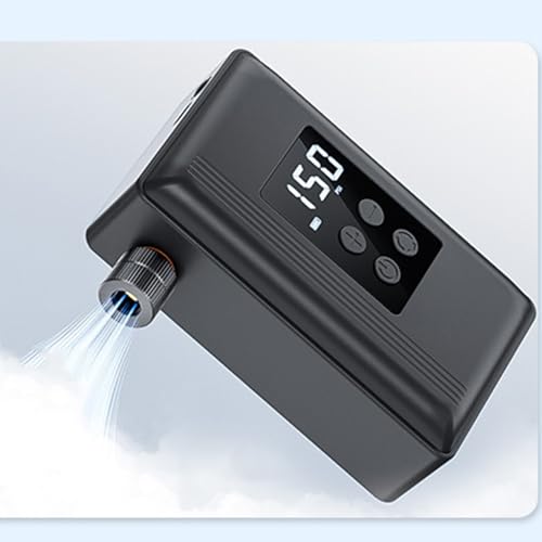Pompe pneu vélo gonflage rapide écran numérique précision LED léger - 4