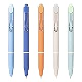 ALKALO Retractable Fountain Pen Extra Fine Nib Thermal Erasable Fountain Pen Set includes 5 Fountain