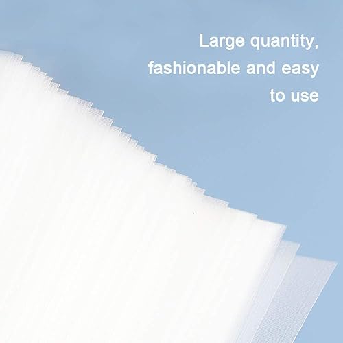 Miniatura 3 de MultiBey Bloc de notas adhesivas transparentes de 3 x 3 pulgadas, transparente, impermeable, autoadhesivo, translúcido, nota adhesiva para libros,