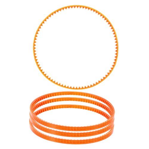 PartyKindom 4 Piezas Piezas De Repuesto De La Máquina De Malvavisco Hacer Partes Piezas De Repuesto De Electrodomésticos Hilo De Algodon Cinturón De Fabricante Fiesta Naranja El Plastico