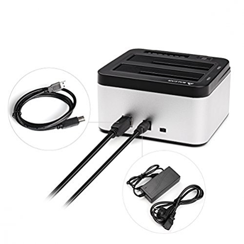 Festplatten Docking Station Salcar USB 3.0 mit Offline Klon Funktion