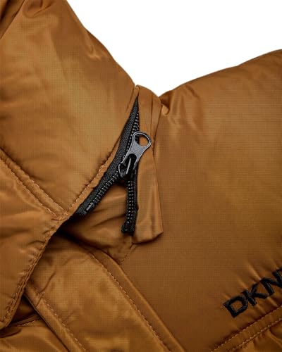 Image of DKNY Boys Puffer Jacket - Wind Water Resistant Polar Fleece Lined Boys Winter Coat - Cozy Kids Jacket with Sherpa Lined Hood