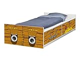 Stikkipix Piraten Schiff Möbelfolie | passend zum IKEA Kinderbett FLAXA | passgenaue Klebe-Folie für Schubkästen und Stirnseite | FLX09 | Möbel Nicht Inklusive