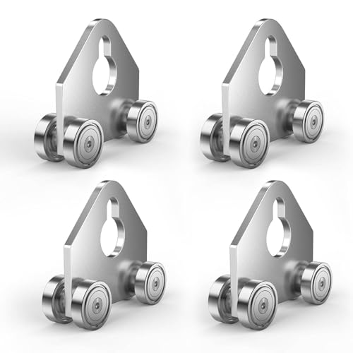 EASGIU 4-Wheel Trolley for 1-5/8" Strut Channel (4 Pack)