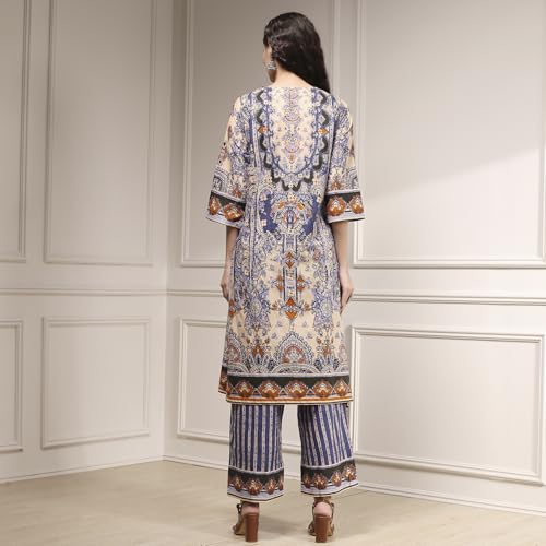 Image of BIBA Womens Kurta, Bottom, Dupatta
