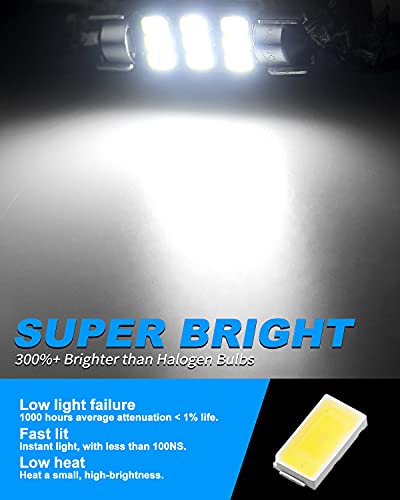 Bombilla LED Yorkim 578 White 42mm 9-SMD Pack 2 miniatura 2