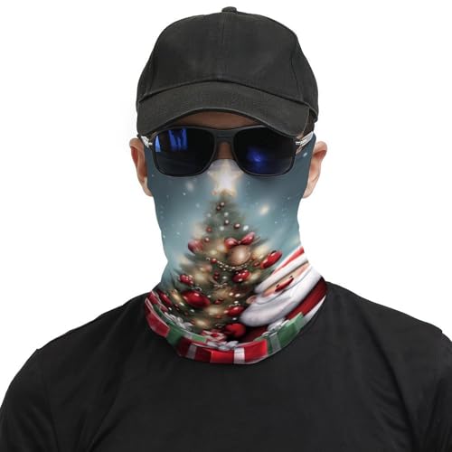 Neck Gaiter Merry Christmas Face Mask for Travel Face Cover Scarf for Men Women Elastic Headbands Wind-proof Bandana for Skiing Fishing Hiking Cycling3