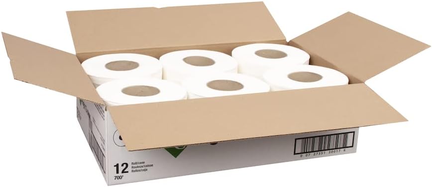 Miniatura 3 de Sofidel Right Choice - Toalla de baño de 2 capas Jumbo color blanco, 9 x 700 pies, 12 por caja.