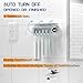 MIMORE Toothbrush Holder, 5 Toothbrush Slots & Timer Function, Cordless Wall Mounted Toothbrush Holders for Bathrooms