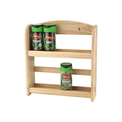 APOLLO 6328 Natural Wood Spice Rack Cover