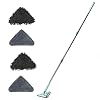 Foxlove Driehoekige dweilmop reinigingsmop intrekbaar driehoekig 180 graden mini stofwisser multifunctionele wisser voor…