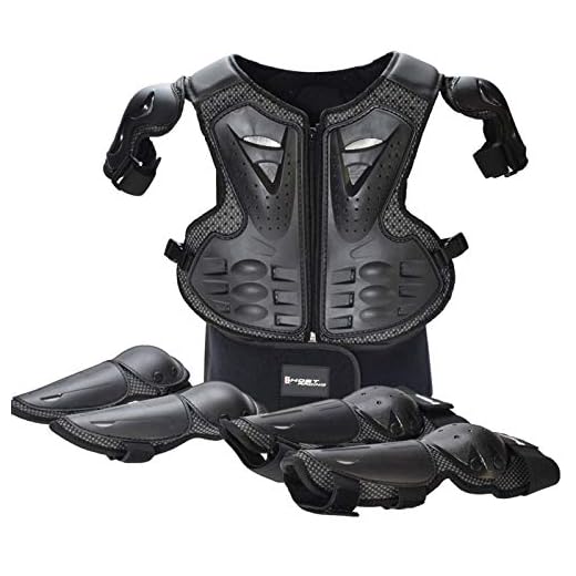 BINGBIAN Barn helkroppsskydd barn skyddsutrustning armbåge knäskyddskuddar för motocross