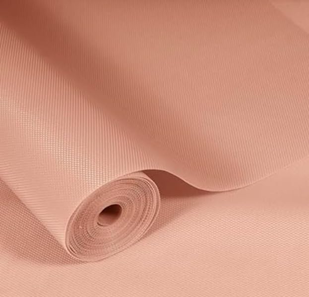 KayJen Ethylene Vinyl Acetate (45 CmX3 M) Peach Food Grade Eva Anti Slip Matsheet For Fridge, Kitchen, Drawer, Shelf Liner, Table (Diamond Texture, Peach)