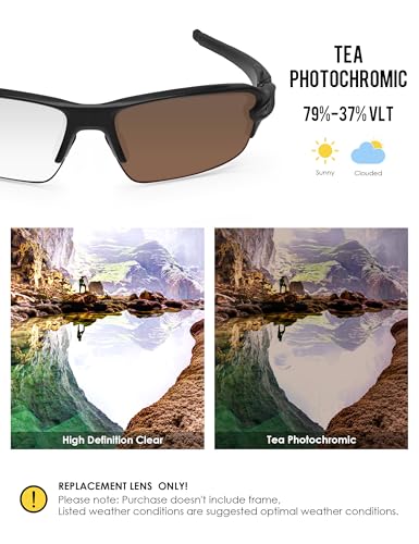 Image of BLAZERBUCK Replacement Lenses & Sock Kit for Oakley Flak 2.0 OO9295 Sunglasses