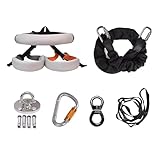 Yoga Bungee Corde Ensemble d'équipement de fitness professionnel Bungee - Charge de 30 kg ...
