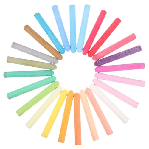 ERINGOGO 48pcs Multi-function Chalk for Chalkboard Washable Dust- and Water-soluble for Teachers Students