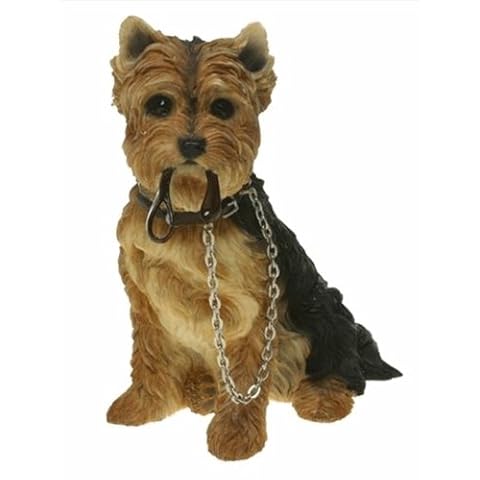 Yorkshire Terrier Figurine with Lead Cover