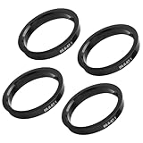GZRXIOUS 4PCS Zentrierringe 66.6 auf 57.1mm Radkappen, Präzise Zentrierung, Kunststoff Radnaben Zentrierringe, Vibrationsreduzierung, Universal Felgenadapter 66.6 auf 57.1 für Alufelgen Stahlfelgen