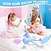 Hair Salon Toys for Girls - 38PCS Girl Beauty Salon Playset Pretend Hair Styling Set with Storage Box, Hair Salon Girl Toys, Doll Hair Styling Accessories for Toddler Makeup Party Xmas Birthday Gift