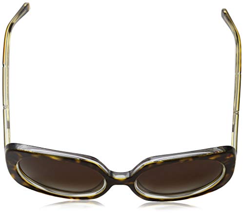 Michael Kors ULA MK2050 Sunglasses 303413-55 - Tortoise/Crystal Frame, Brown MK2050-303413-55 - Image 5