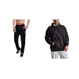 Men's Pants, Everyday Cotton Pants and Sweatshirt - Large Black C Logo