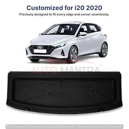 Image of Car Parcel Tray Diggi Luggage Tray in Perfect Fitting Compatible for I20