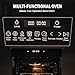 24 Inch Built-in Electric Wall Oven,Single Convection Oven with 70L(2.5Cu.ft) Capacity,8 Cooking Modes & Touch Control for Baking, Roasting,Stainless Steel