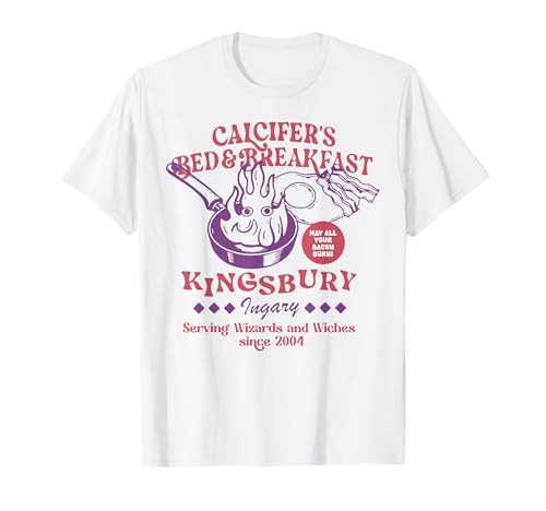 Calcifers Bed and Breakfast Japanese retro anime theme T-Shirt