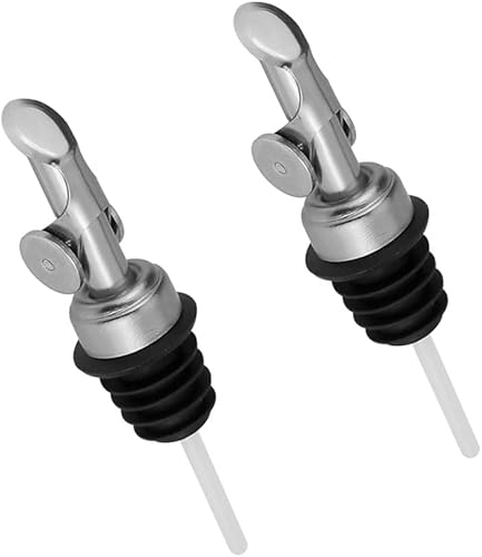 Miniatura 9 de MEETSWEET Olive oil dispenser spout, pour spoutsstainless steel automatic opening and closing spout, leak-proof, for olive oil, vinegar, wine and