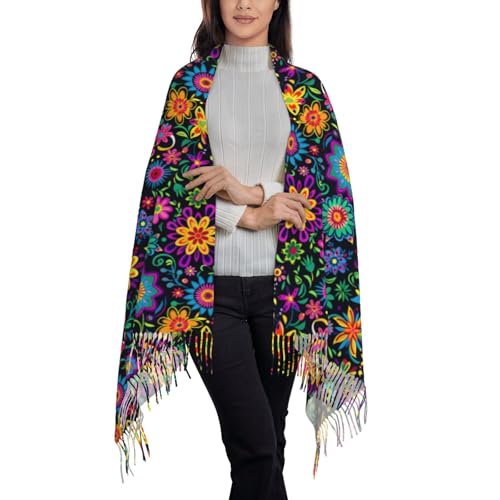 YQIUSM Rebozos Mexicanos Mexican Scarf Shawl Wrap Mexican Dress For Women Mexico4