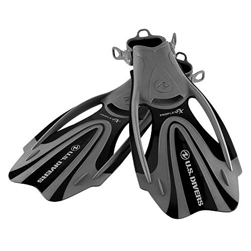 U.s. Divers Proflex Fx Fin (Silver, Men (Large) 10-13 Lady (Large) 11.5-14.5) #TOP27