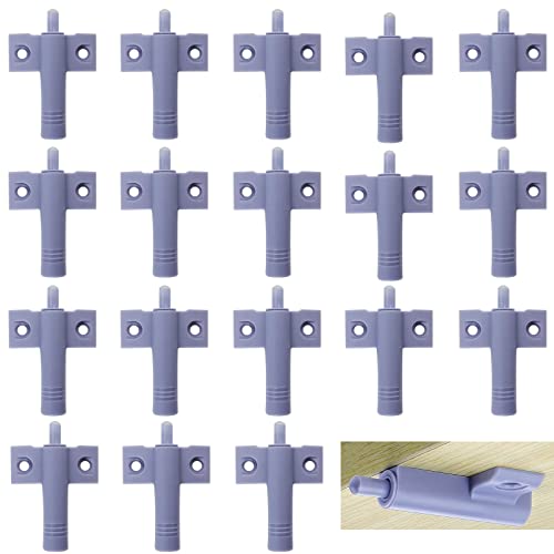 20 Pcs Plastique Amortisseur Push Tampon Amortisseur pour Porte Système Tampon Fermetures de porte Systeme Push to Open Tiroir Amortisseur De Porte De Cuisine Pour Bureau Armoire Tiroir Et Porte Cover
