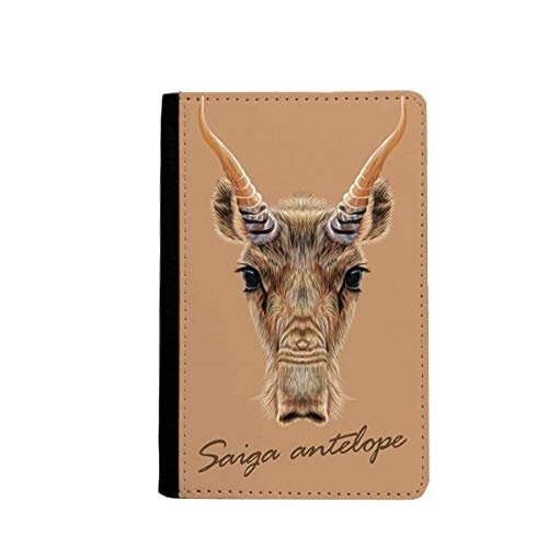Étui portefeuille passeport Saiga motif animalier classique