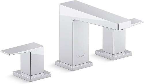 Kohler K-24857-4-CP Honesty - Grifo para lavabo de baño, cromado pulido