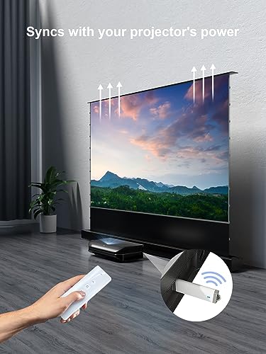 AWOL VISION LTV-3500 Pro with 100" Motorized Floor Rising Screen Bundle,4K 3D HDR10+ Dolby Vision & Atmos Ultra Short Throw Triple Laser Projector with 100" Motorized Floor Rising Screen - Image 6