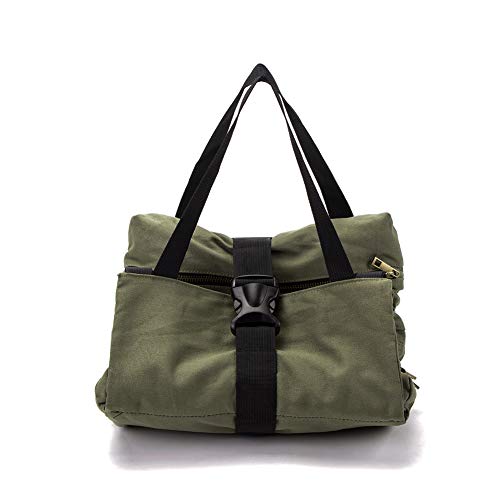 Tool Roll, Wrench Roll,Small Tool Bag,Heavy Duty Canvas Wrench Tool Pouch With 5 Zipper Pockets,Tool Roll Up Bag Tool Organizer Tool Bag For Car Motorcycle-Jeep Gifts For Men.(Army Green) #TOP3