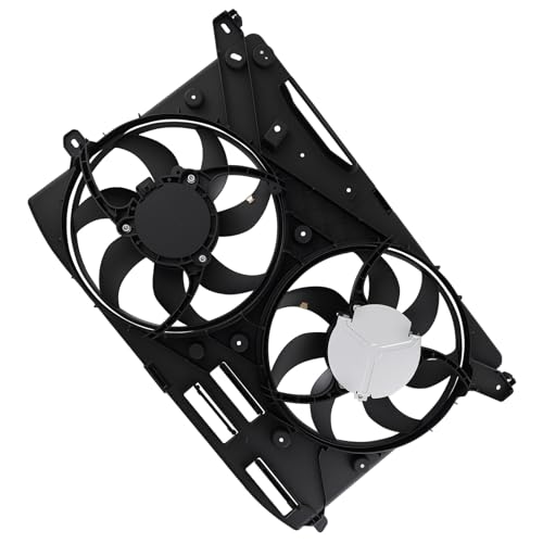 Image of maXpeedingrods Radiator Cooling Fan Assembly w /Shroud for Lincoln MKZ 2013-2016, for Ford Fusion 2014-2016, 623870 DG9Z8C607C FG9Z8C607A
