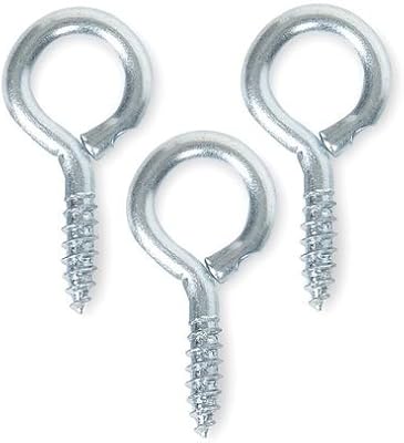 15/32Inch X1-19/32Inch Screw Eye,Pk20,Pack Of 6