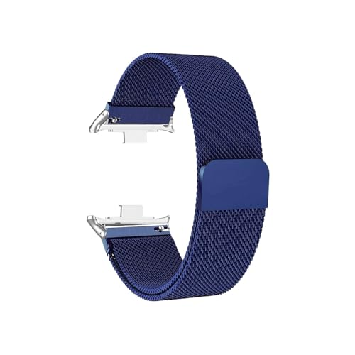 EMAIGlPO Correa Milanese Loop compatible con for Redmi watch 4, pulsera de reloj compatible con for Xiaomi Mi band 8 pro, accesorios de correa de Metal de repuesto(Blue,For Redmi 4)