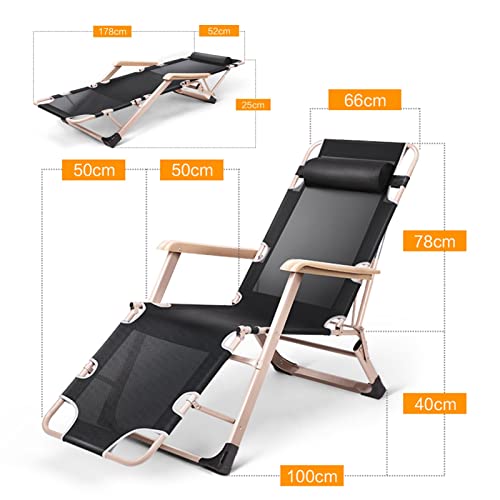 Chaise de jardin zéro gravité inclinable de qualité supérieure avec oreiller