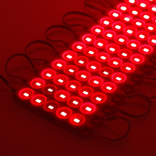 Image of Q QINGCHEN DC 24 Volt LED Module 1.2 W Waterproof led Light Strip for Letter Advertising Signs with Tape Adhesive Backside (200pcs Pack,RED,DC24V)