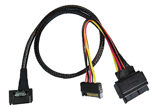 Cable PCIe Gen4 Gen-Z 1C Macho a U.2 (SFF-8639) 50 cm