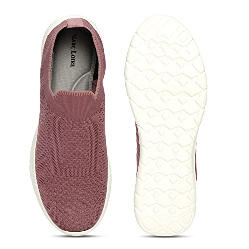 Image of Marc Loire Women's Lightweight Athleisure Slip-on Sneakers Casual, Athletics Sports Shoes for Walking