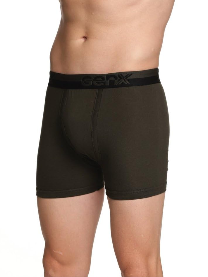Image of Genx Jazz Men's Trunk - 100% Combed Cotton, Vibrant Colors, Trendy, Comfortable, Underwear(Pack of 4)(Color May Vary)