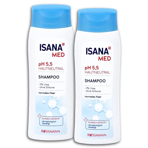 Shampoing ISANA MED chaque jour duo nettoyant douceur pour cuir chevelu sensible