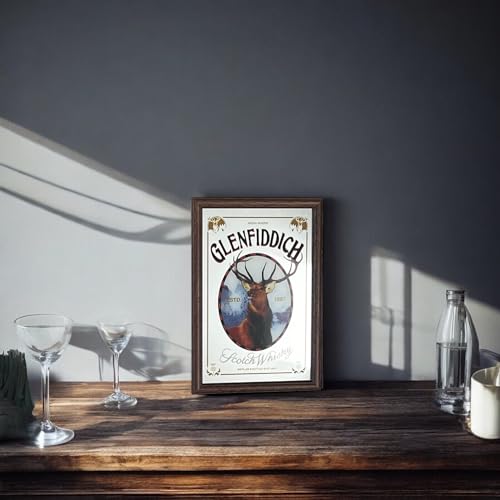 Laurie's Pub and Bar Accessories Glenfiddich Petit miroir à whisky