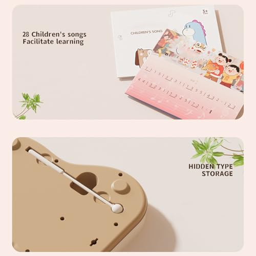 Teclado educativo de 8 teclas multicolor para el desarrollo infantil 5
