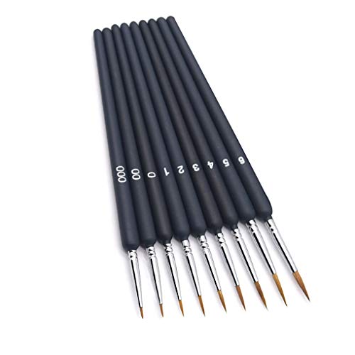 9 PC/Sistema de Pintura del Sistema de Cepillo de uñas de Arte...